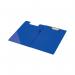 Q-Connect PVC Foldover Clipboard Foolscap Blue KF01301 KF01301