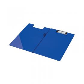 Q-Connect PVC Foldover Clipboard Foolscap Blue KF01301 KF01301