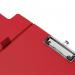 Q-Connect PVC Foldover Clipboard Foolscap Red KF01302 KF01302