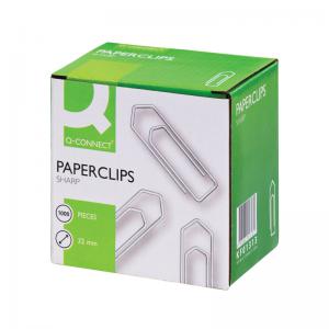 Q-Connect Paperclips No Tear 32mm Pack of 1000 KF01313 KF01313