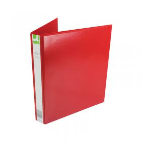 Q-Connect Presentation 25mm 4D-Ring Binder A4 Red KF01326 KF01326