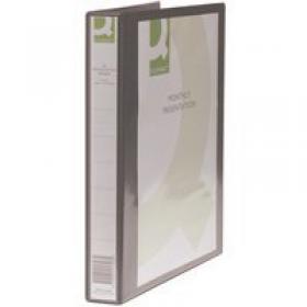 Q-Connect Presentation 25mm 4D Ring Binder A4 Black KF01328 KF01328