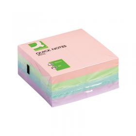 Q-Connect Quick Note Cube 76 x 76mm Pastel KF01347 KF01347