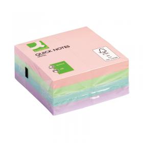 Q-Connect Quick Note Cube 76 x 76mm Pastel KF01347 KF01347