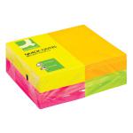 Q-Connect Quick Notes Repositionable 127x76mm Assorted Neon (Pack of 12) KF01350 KF01350