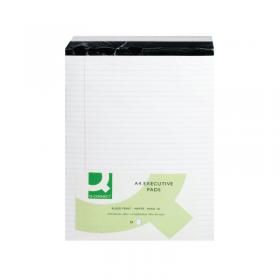 Q-Connect Ruled Stitch Bound Executive Pad 52 Leaves 104 Pages A4 White (Pack of 10) KF01386 KF01386