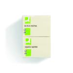 Q-Connect Quick Notes 76 x 102mm Yellow (Pack of 12) KF01410 KF01410