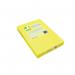 Q-Connect Bright Yellow Coloured A4 Copier Paper 80gsm Ream (Pack of 500) KF01426 KF01426