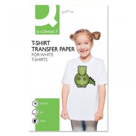 Q-Connect T-Shirt Transfer Paper (Pack of 10) KF01430 KF01430