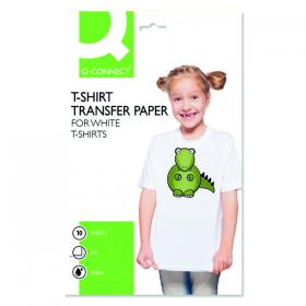 Q-Connect T-Shirt Transfer Paper (Pack of 10) KF01430 KF01430