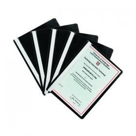 Q-Connect Project Folder A4 Black (Pack of 25) KF01453 KF01453