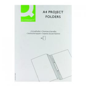 Q-Connect Project Folder A4 Blue (Pack of 25) KF01454 KF01454