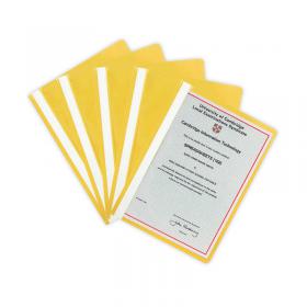 Q-Connect Project Folder A4 Yellow (Pack of 25) KF01457 KF01457