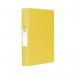 Q-Connect 25mm 2 Ring Binder Polypropylene A4 Yellow (Pack of 10) KF01472 KF01472