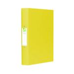 Q-Connect 25mm 2 Ring Binder Polypropylene A4 Yellow (Pack of 10) KF01472 KF01472