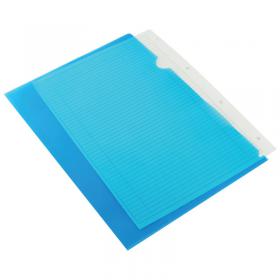 Q-Connect Cut Flush Folder A4 Blue (Pack of 100) KF01486 KF01486