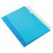 Q-Connect Cut Flush Folder A4 Blue (Pack of 100) KF01486 KF01486