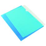 Q-Connect Cut Flush Folder A4 Blue (Pack of 100) KF01486 KF01486