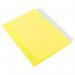 Q-Connect Cut Flush Folder A4 Yellow (Pack of 100) KF01487 KF01487