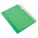 Q-Connect Cut Flush Folder A4 Green (Pack of 100) KF01488 KF01488