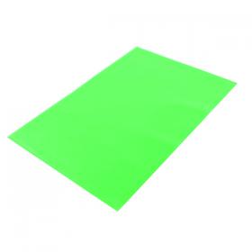 Q-Connect Cut Flush Folder A4 Green (Pack of 100) KF01488 KF01488