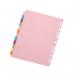 Q-Connect 12-Part Subject Divider Multi-Punched A4 (Pack of 20) KF01515Q KF01515Q