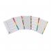 Q-Connect 1-5 Index Multi-punched Reinforced Board Multi-Colour Numbered Tabs A4 White KF01518 KF01518