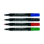 Q-Connect Flipchart Marker Pen Bullet Tip Assorted (Pack of 4) KF01551 KF01551