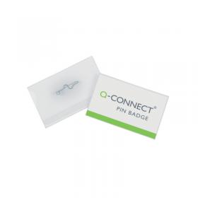 Q-Connect Pin Badge 40x75mm (100 Pack) KF01566 KF01566