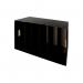 The Q-Connect Lever Arch File Storage and Module is a sleek, black filing system that holds multiple lever arch files in an organized and accessible manner. The sturdy design and easy access make it a convenient storage solution for any office or workspace.