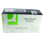 Strung Ticket 70x44mm White (Pack of 1000) KF01622 KF01622