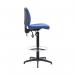 Arista Medium Back Draughtsman Chair 700x700x840-970mm Fixed Footrest Blue KF017021 KF017021