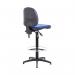 Arista Medium Back Draughtsman Chair 700x700x840-970mm Fixed Footrest Blue KF017021 KF017021