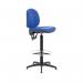 Arista Medium Back Draughtsman Chair 700x700x840-970mm Fixed Footrest Blue KF017021 KF017021