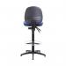 Arista Medium Back Draughtsman Chair 700x700x840-970mm Fixed Footrest Blue KF017021 KF017021