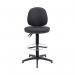 Arista Medium Back Draughtsman Chair 700x700x840-970mm Fixed Footrest Charcoal KF017031 KF017031