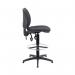 Arista Medium Back Draughtsman Chair 700x700x840-970mm Fixed Footrest Charcoal KF017031 KF017031