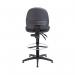 Arista Medium Back Draughtsman Chair 700x700x840-970mm Fixed Footrest Charcoal KF017031 KF017031