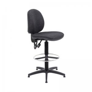 VOW Arista Medium Back Draughtsman Chair 700x700x840-970mm Fixed
