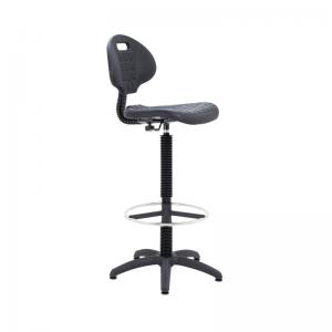 VOW Jemini Draughtsman Chair 600x600x1090-1220mm Black KF017052