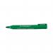 Q-Connect Permanent Marker Pen Bullet Tip Green (Pack of 10) KF01773 KF01773