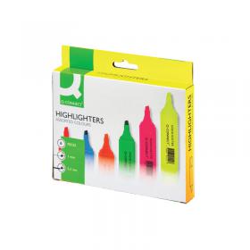 Q-Connect Assorted Highlighter Pens (Pack of 6) KF01909 KF01909