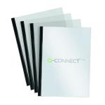 Q-Connect Black A4 5mm Slide Binder and Cover Set (Pack of 20) KF01926 KF01926