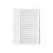 Q-Connect 1-31 Index Multi-Punched Reinforced Board Clear Tab A4 White KF01936 KF01936
