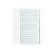 Q-Connect 1-31 Index Multi-Punched Reinforced Board Clear Tab A4 White KF01936