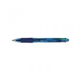 Q-Connect Retractable Ballpoint Pen 4 Colour (Pack of 10) KF01938 KF01938