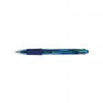 The image shows a pack of ten Q-Connect retractable ballpoint pens in four different colors. The pens have a sleek and simple design, with a comfortable grip and smooth retractable mechanism. The pack is neatly arranged, ready for use in any office or school setting.