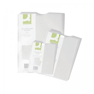 Q-Connect Card Holder Polypropylene A5 Pack of 100 KF01948 KF01948