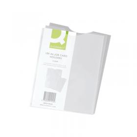 Q-Connect Card Holder Polypropylene A6 (Pack of 100) KF01949 KF01949