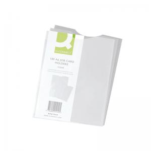 Q-Connect Card Holder Polypropylene A6 Pack of 100 KF01949 KF01949